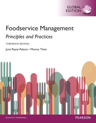 Cover image: Foodservice Management: Principles and Practices, Global Edition 13th edition 9781292104195