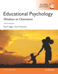 Cover image: Educational Psychology: Windows on Classrooms, Global Edition 10th edition 9781292107561