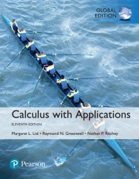 Imagen de portada: Calculus with Applications, Global Edition 11th edition 9781292108971