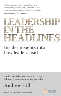 Immagine di copertina: Leadership in the Headlines 1st edition 9781292112763