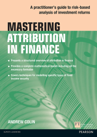 Imagen de portada: Mastering Attribution in Finance 1st edition 9781292114026