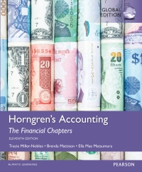 Cover image: Horngren's Accounting, The Financial Chapters, Global Edition 11th edition 9781292119335