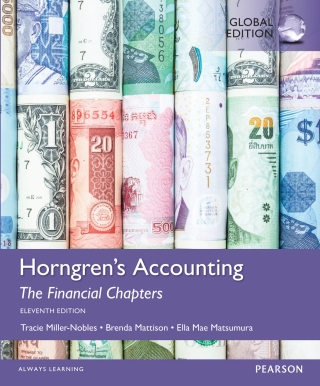 Cover image: The Horngren's Accounting Financial Chapters, Global Edition 11th edition 9781292119335