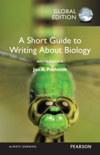 Titelbild: A Short Guide to Writing about Biology, Global Edition 9th edition 9781292120836