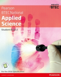 Cover image: BTEC Level 3 Nationals Applied Science Student Book 2 1st edition 9781292134130