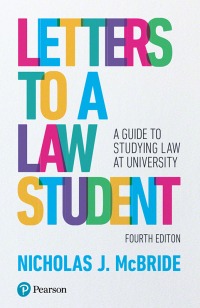 Cover image: Letters to a Law Student 4th edition 9781292149240