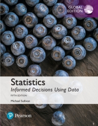 Cover image: Statistics: Informed Decisions Using Data, Global Edition 5th edition 9781292157115
