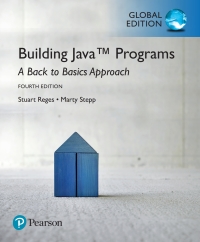 Cover image: Building Java Programs: A Back to Basics Approach, Global Edition 4th edition 9781292161686