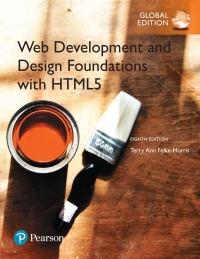 Omslagafbeelding: Web Development and Design Foundations with HTML5, Global Edition 8th edition 9781292164076