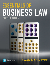 Cover image: Essentials of Business Law 6th edition 9781292147215