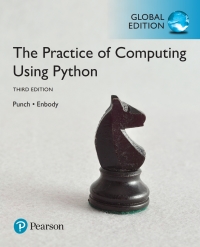 Cover image: The Practice of Computing Using Python, Global Edition 3rd edition 9781292166629
