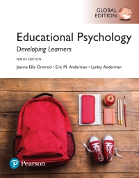 Cover image: Educational Psychology: Developing Learners, Global Edition 9th edition 9781292170701
