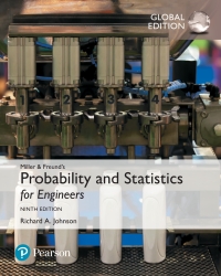Imagen de portada: Miller & Freund's Probability and Statistics for Engineers, Global Edition 9th edition 9781292176017