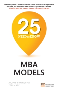 Imagen de portada: 25 Need-to-Know MBA Models 1st edition 9781292178899