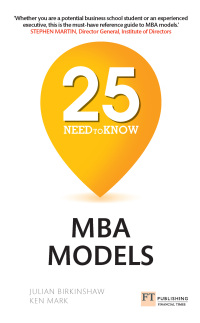 Imagen de portada: 25 Need-to-Know MBA Models 1st edition 9781292178899