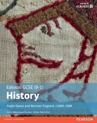 Omslagafbeelding: Edexcel GCSE (9-1) History Anglo-Saxon and Norman England c1060-1088 Student Booklibrary edition 1st edition 9781292127231