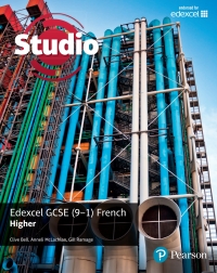 Imagen de portada: Studio Edexcel GCSE French Higher Student Book library edition 1st edition 9781292117836