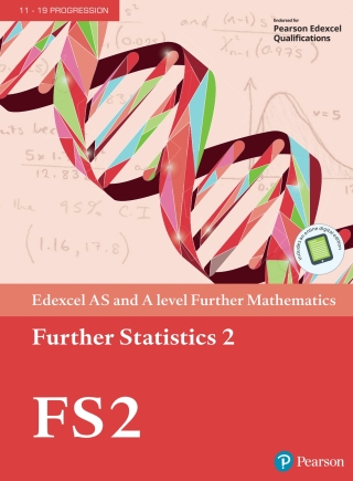 Imagen de portada: Edexcel AS and A level Further Mathematics Further Statistics 2 Textbook 1st edition 9781292180472