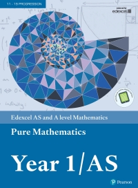 Imagen de portada: Pearson Edexcel AS and A level Mathematics Pure Mathematics Year 1/AS Textbook 1st edition 9781292183398