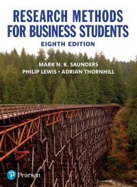 Imagen de portada: Research Methods for Business Students 8th edition 9781292208787