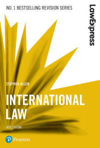 Cover image: Law Express: International Law 4th edition 9781292210230