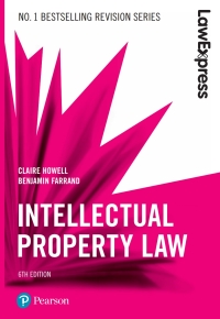 Cover image: Law Express: Intellectual Property Law 6th edition 9781292210223