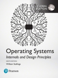Cover image: Operating Systems: Internals and Design Principles, Global Edition 9th edition 9781292214290