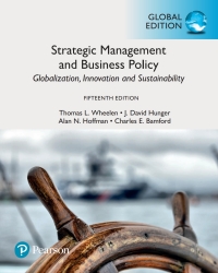 Cover image: Strategic Management and Business Policy: Globalization, Innovation and Sustainability, Global Edition 15th edition 9781292215488