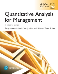 Cover image: Quantitative Analysis for Management, Global Edition 13th edition 9781292217659