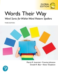 表紙画像: Words Their Way: Word Sorts for Within Word Pattern Spellers, Global Edition 3rd edition 9781292223285