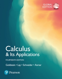 Cover image: Calculus & Its Applications, Global Edition 14th edition 9781292229041