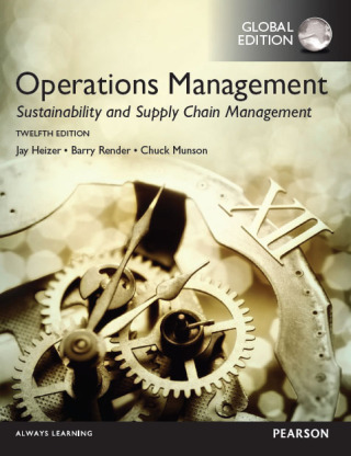 Cover image: Operations Management: Sustainability and Supply Chain Management, Global Edition 12th edition 9781292148632