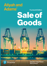 Cover image: Atiyah and Adams' Sale of Goods 14th edition 9781292251028