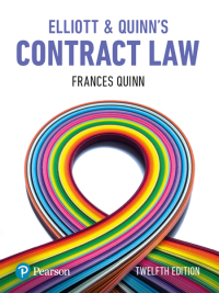Cover image: Contract Law 12th edition 9781292251400