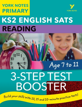 Cover image: English SATs 3-Step Test Booster Reading: York Notes for KS2: catch up, revise and be ready for 2025 exams 1st edition 9781292232850