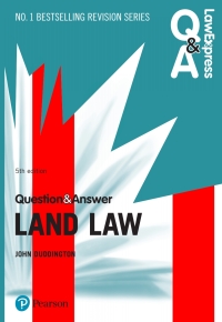 Immagine di copertina: Law Express Question and Answer: Land Law 5th edition 9781292253756