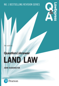 Omslagafbeelding: Law Express Question and Answer: Land Law 5th edition 9781292253756