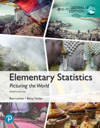 Imagen de portada: Elementary Statistics: Picturing the World, Global Edition 7th edition 9781292260464