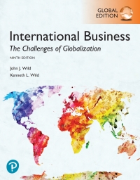 Cover image: International Business: The Challenges of Globalization, Global Edition 9th edition 9781292262253