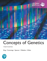 Omslagafbeelding: Concepts of Genetics, Global Edition 12th edition 9781292265322
