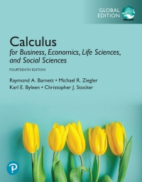 Cover image: Calculus for Business, Economics, Life Sciences, and Social Sciences, Global Edition 14th edition 9781292266152