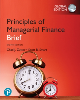 Imagen de portada: Principles of Managerial Finance, Brief, Global Edition 8th edition 9781292267142