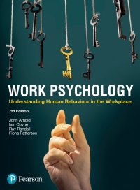 Cover image: Work Psychology 7th edition 9781292269436