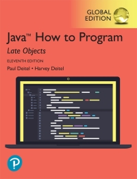 Imagen de portada: Java How To Program, Late Objects, Global Edition 11th edition 9781292273730