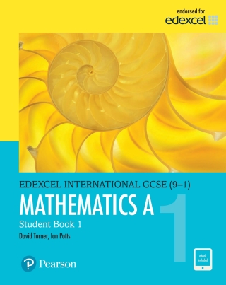 Cover image: Pearson Edexcel International GCSE (9-1) Mathematics A Student Book 1 1st edition 9780435181444