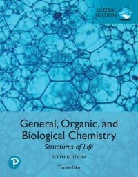 Cover image: General, Organic, and Biological Chemistry: Structures of Life, Global Edition 6th edition 9781292275635