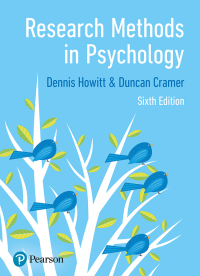 Cover image: Research Methods in Psychology Enhanced 6th edition 9781292276700
