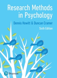 Cover image: Research Methods in Psychology Enhanced 6th edition 9781292276700