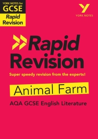 Cover image: York Notes for AQA GCSE (9-1) Rapid Revision: Animal Farm eBook Edition 1st edition 9781292270982