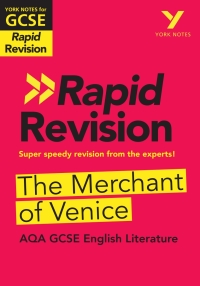 Omslagafbeelding: York Notes for AQA GCSE (9-1) Rapid Revision: The Merchant of Venice eBook Edition 1st edition 9781292271002